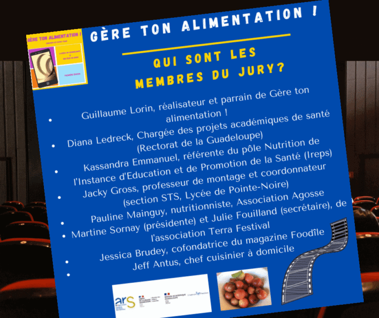 Jury de Gère ton alimentation